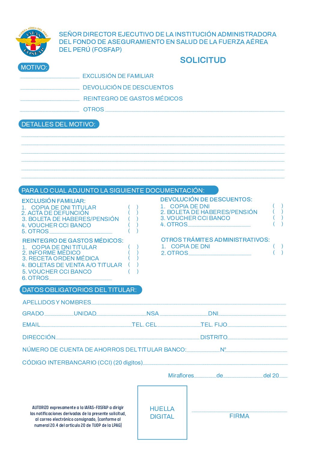 Solicitud Virtual-IAFAS FOSFAP