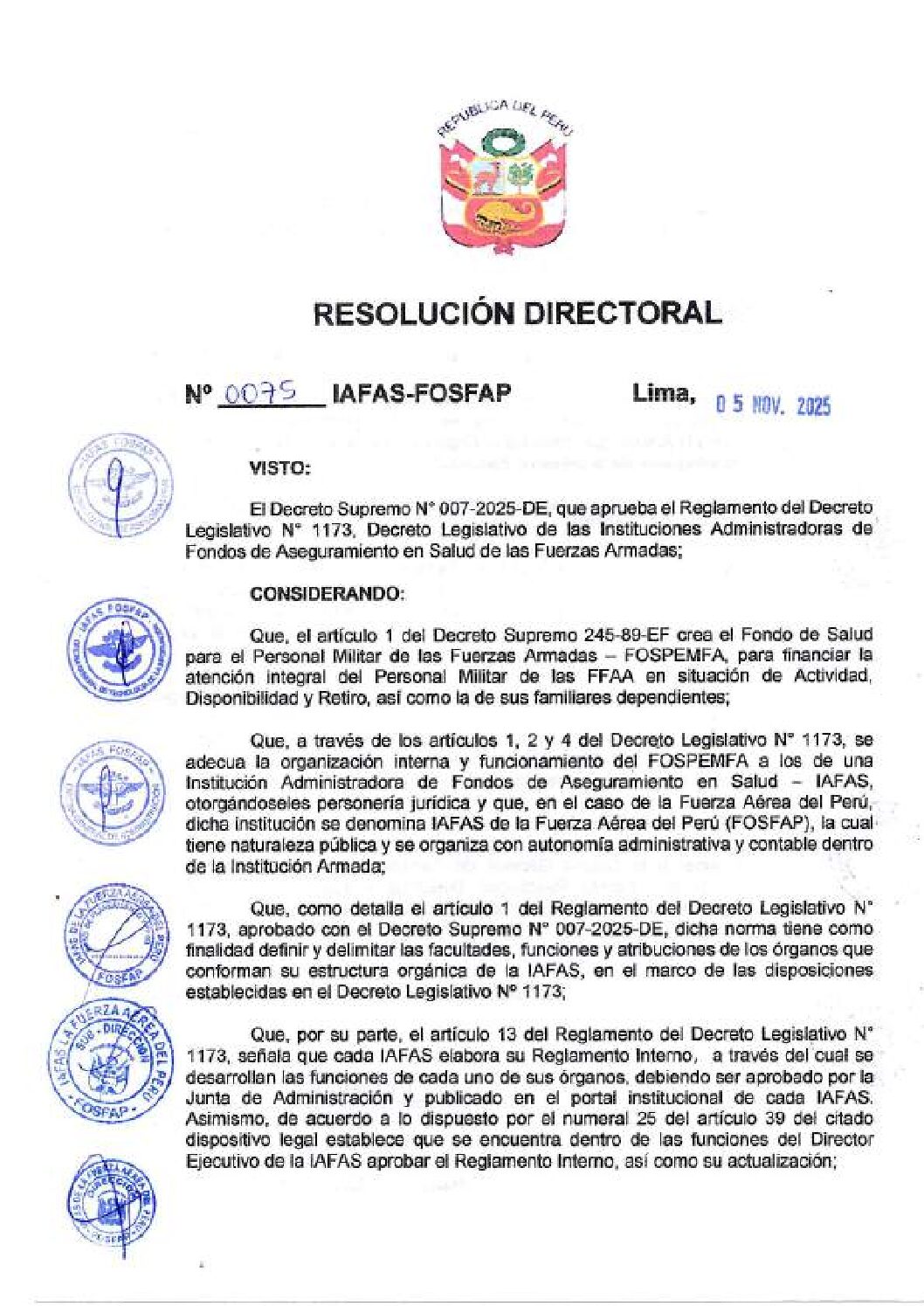 REGLAMENTO INTERNO IAFAS FOSFAP